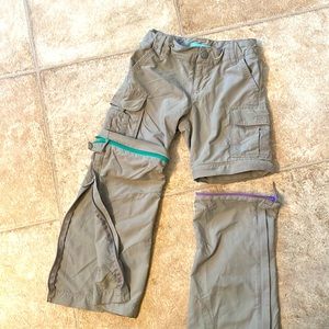 REI Girls Zip-Off Convertible Hiking Pants
